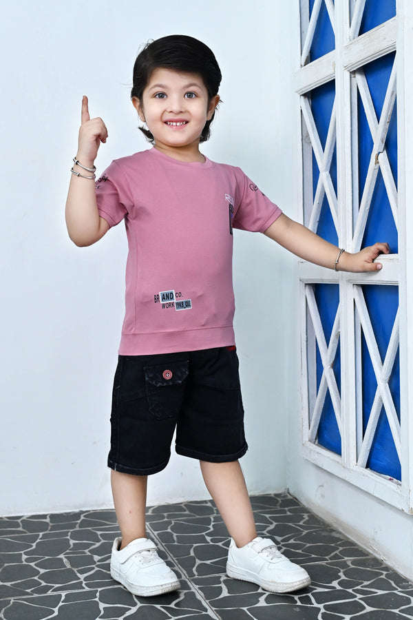 Trendy Cotton Co-ord Set for Boys